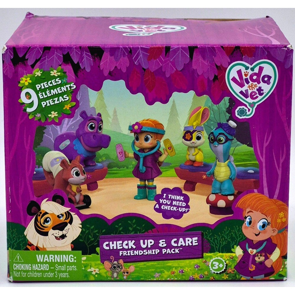 Vida the Vet Check Up & Care Friendship Pack 9 Piece Set New